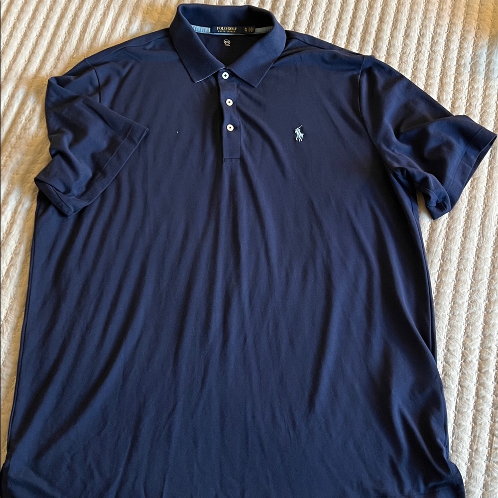 Ralph Lauren Navy Blue Polo Golf Shirt